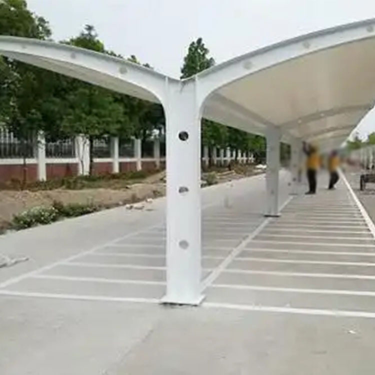 临夏膜结构电动车棚